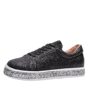 Plateausneakers met glitters in grote maten voor vrouwen