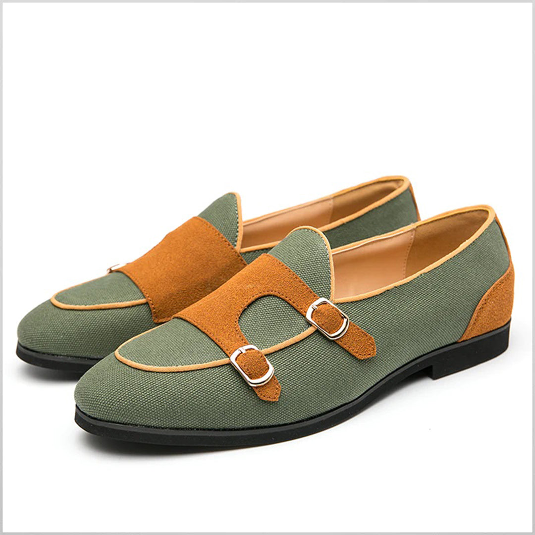 Stijlvolle loafers in de kleur Groen voor heren in Smart-casual stijl ideaal voor de lente.