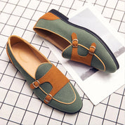 Stijlvolle loafers in de kleur Groen voor heren in Smart-casual stijl ideaal voor de lente.